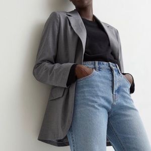 H&M Gray Oversized Blazer